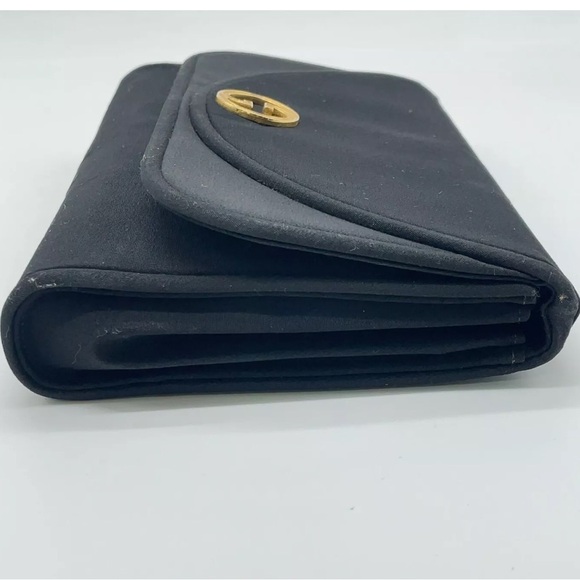 Authentic  GUCCI Black Chain Clutch Shoulder Bag/ original Gucci chain included - Picture 7 of 16